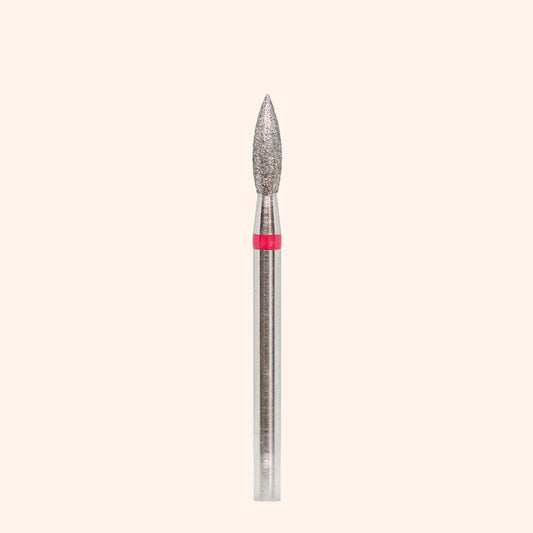 Diamond Nail Drill Bit Red Flame 2.3-8.0F (#130)- KMIZ